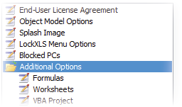 Excel File Compiler additional options