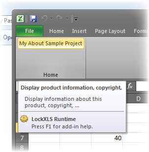 Excel File Compiler about box