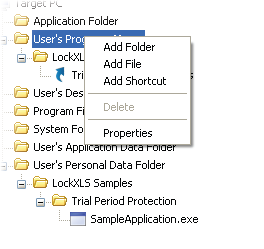 Excel Workbook Compiler setup files menu