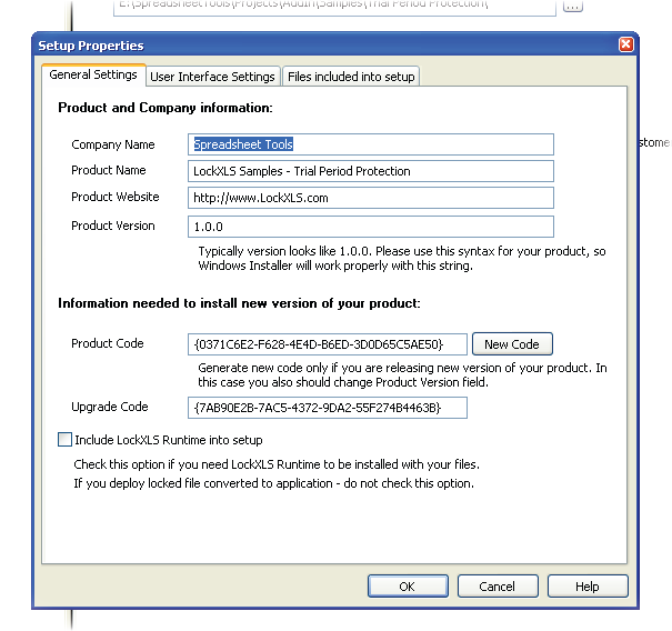 Excel File Compiler Setup Wizard